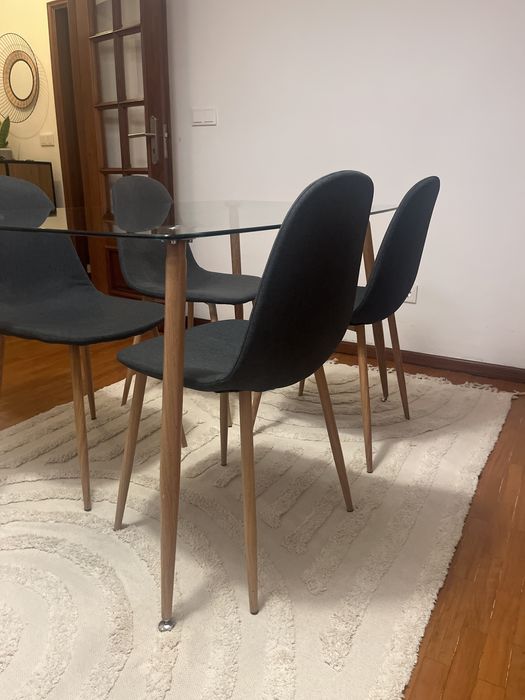 Mesa Sala Jantar + 4 Cadeiras