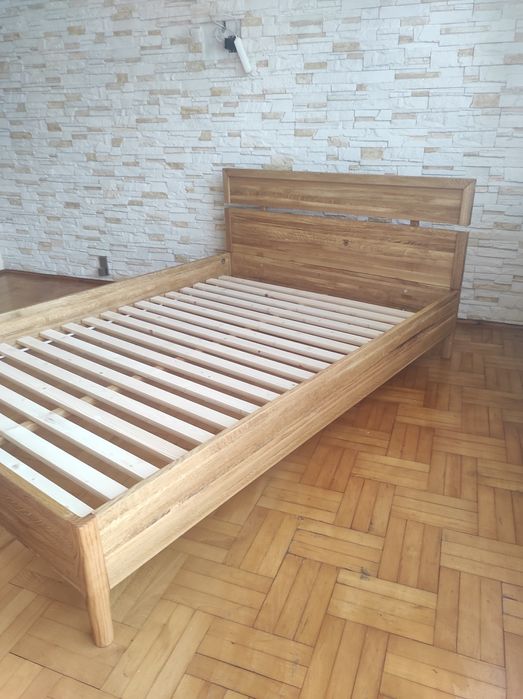 Łóżko lity dąb 160x200