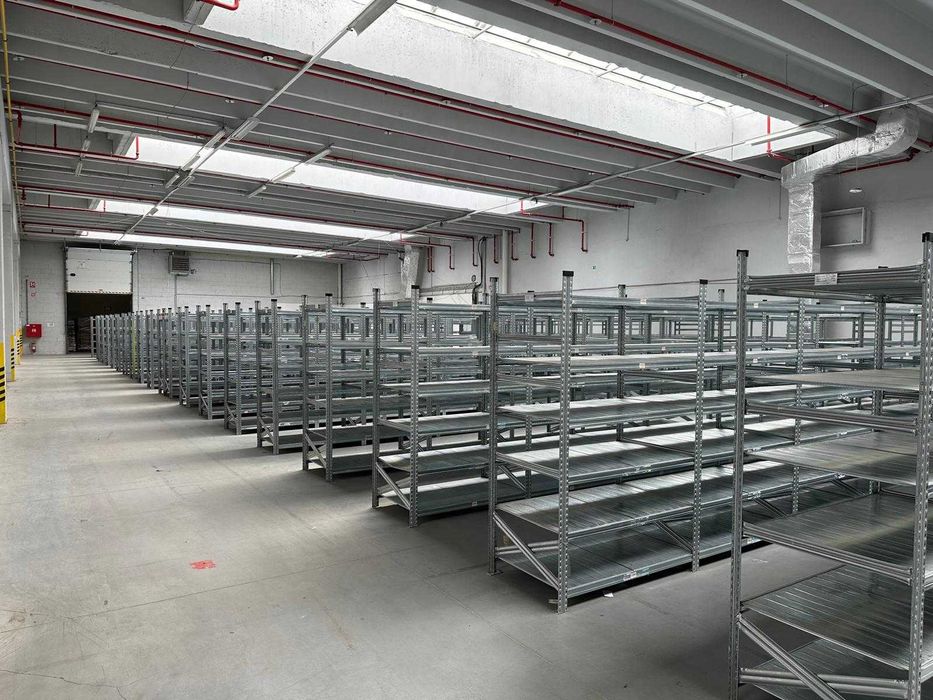 Regały magazynowe z demontażu pólka 70gł x 120  ocynkowany Metalsisem