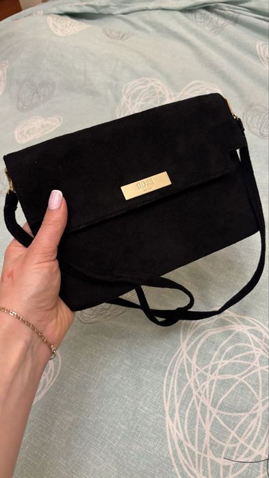 Замшевий клатч жіночій