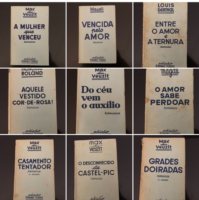 15 livros Coleção Azul. Edição Romano Torres anos 50