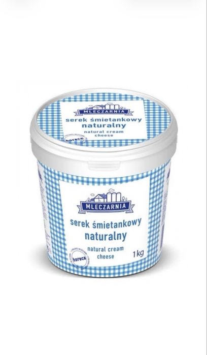 Крем сир вершковий 23%  6 шт Mleczarnia 1 кг  продукти опт Польща