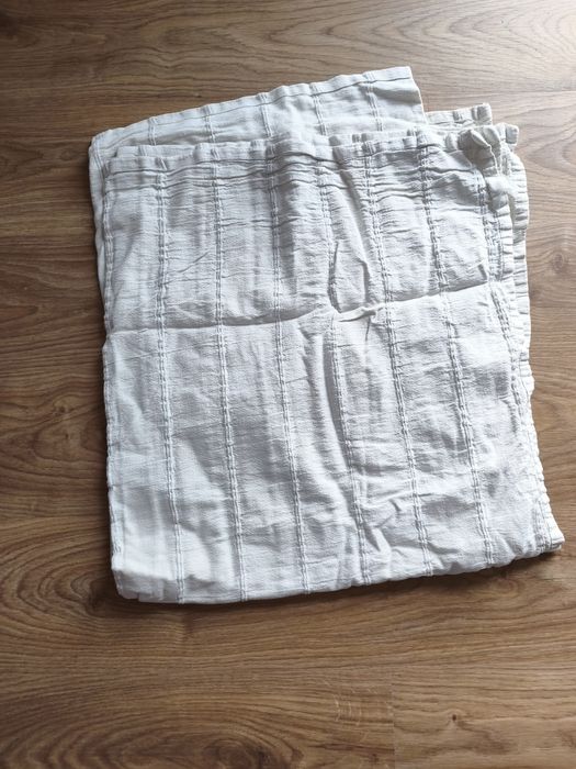 Prześcieradło białe lniane 140 x 200