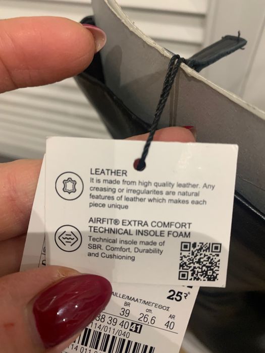 Zara kozaki botki skórzane na obcasie rozmiar 41 nowe