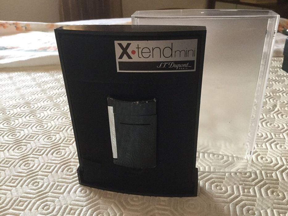 Isqueiro “S. T. DUPONT X-tend mini” embalagem e documentação original