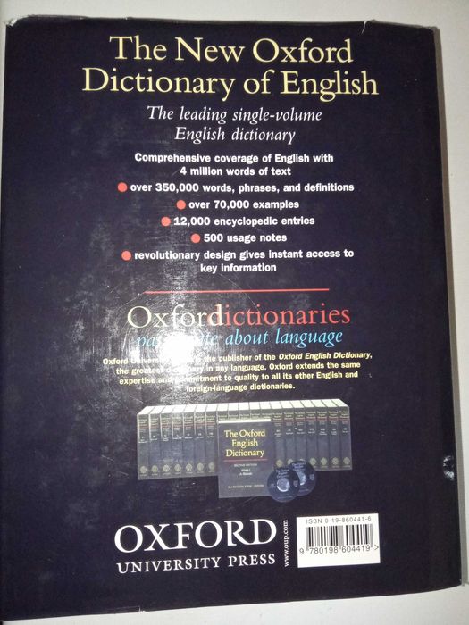 The New Oxford Dictionary of English