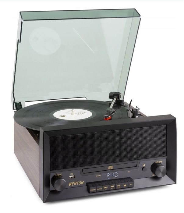 Gramofon styl retro   bluetooth radio FM