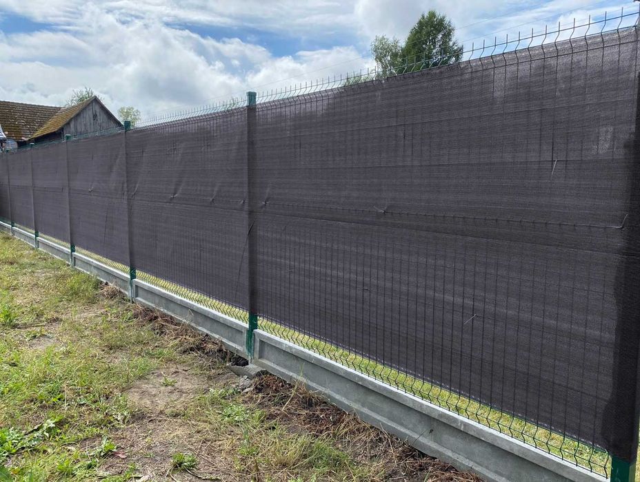 SIATKA CIENIUJĄCA 95% Osłona MATA 150cm 120cm Na Płot Ogrodzenie UV