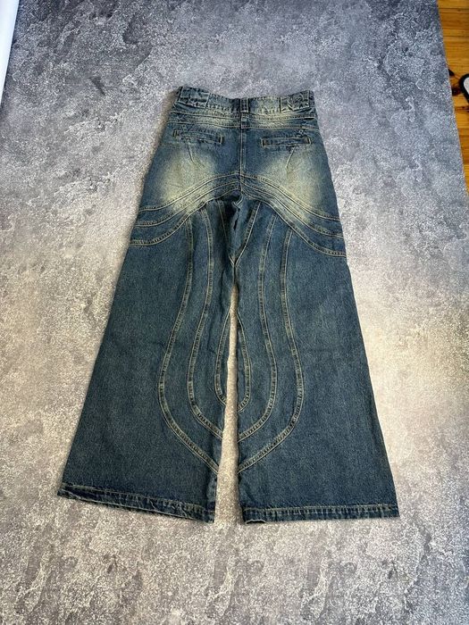 NFS NO FAITH STUDIOS baggy faded opium archive джинси широкие джинсы