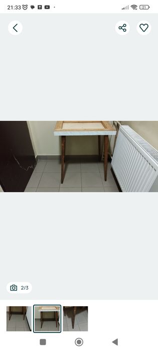 Nogi do stołu PRL