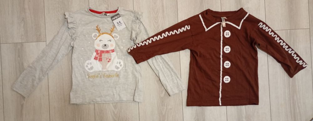 Zestaw świątecznych ubranek 110/116