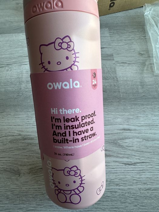 Garrafa Owala e Hello Kitty