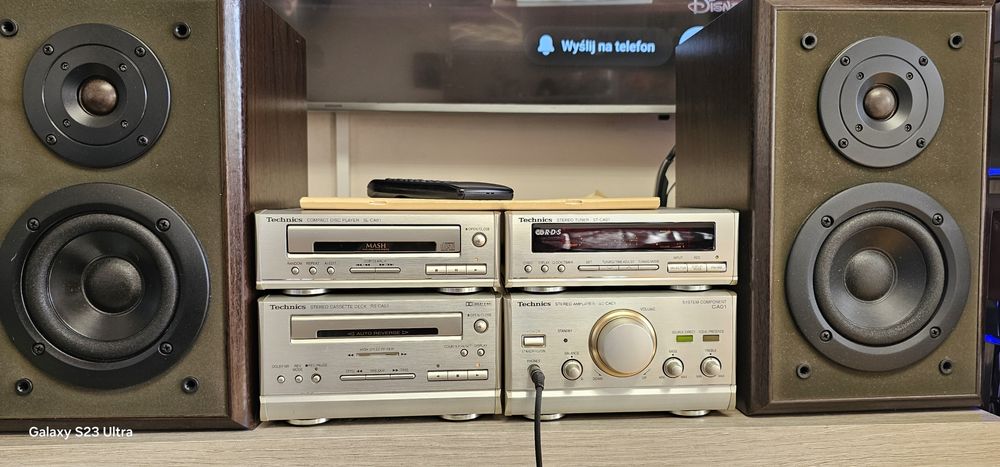 Technics SE-CA01 Microwieża - kompletny zestaw z pilotem