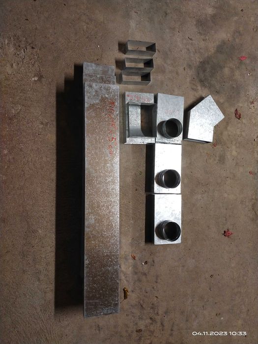 Kanał wentylacyjny ocynkowany + akcesoria