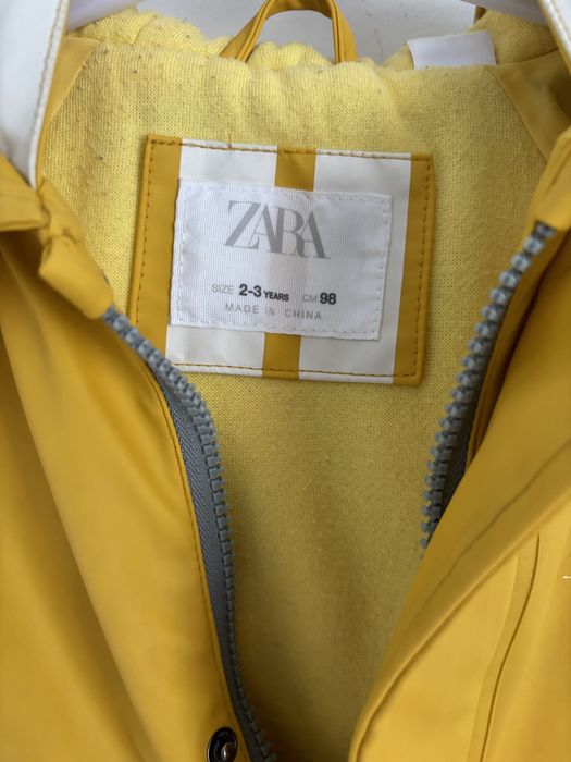 Kurtka przeciwdeszczowa gumowana zara 98