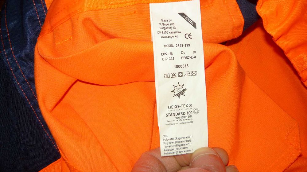 Spodnie robocze Cordura Engel pas 84-90 dł. 109 cm model 2545