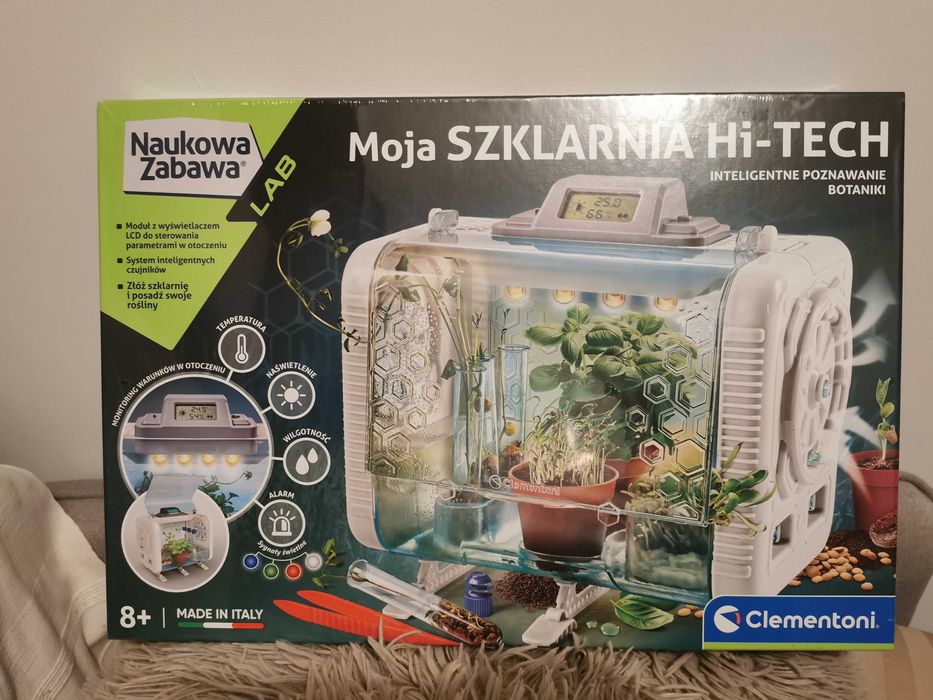 Moja szklarnia Hi Tech clementoni Super zabawka naukowa.
