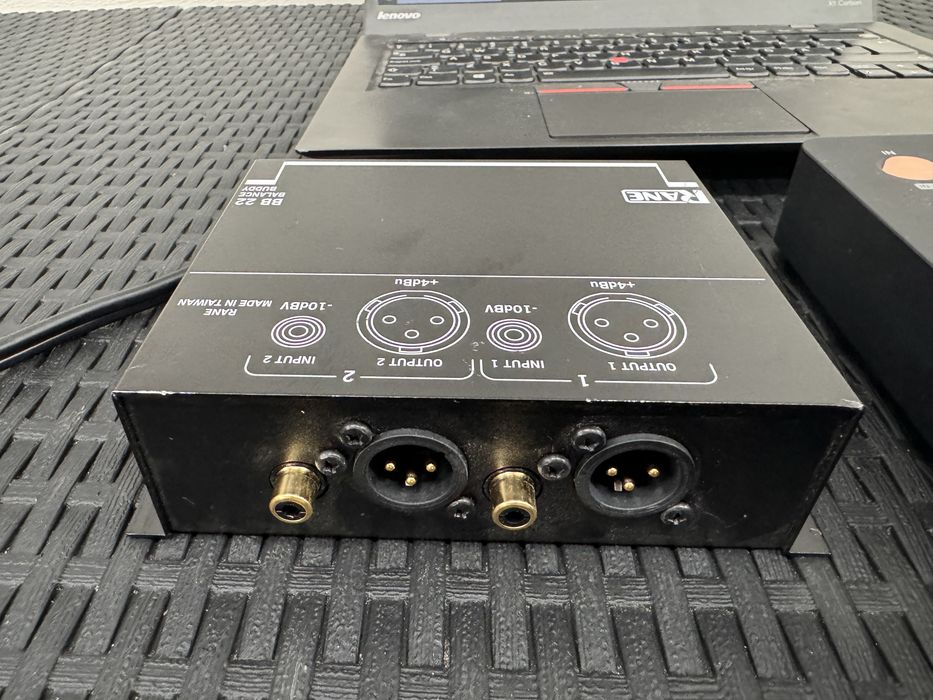 Interfejs Rane BB22 konwerter rca do xlr denon pioneer ddj nowy 791pln