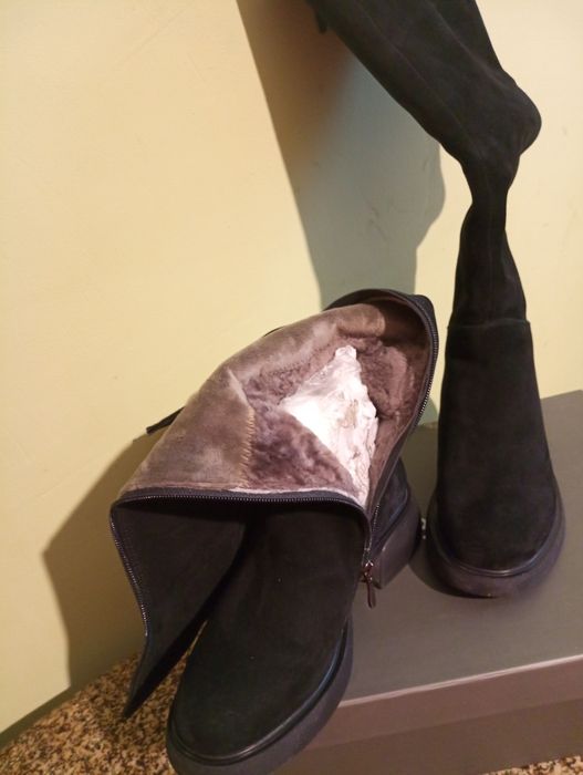 Зимові чоботи Le'berdes натуральна замша