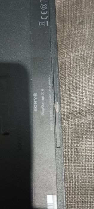 PS 4 com um jogo
