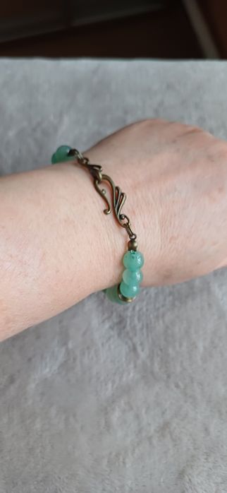 Браслет,нефріт,натуральний камінь