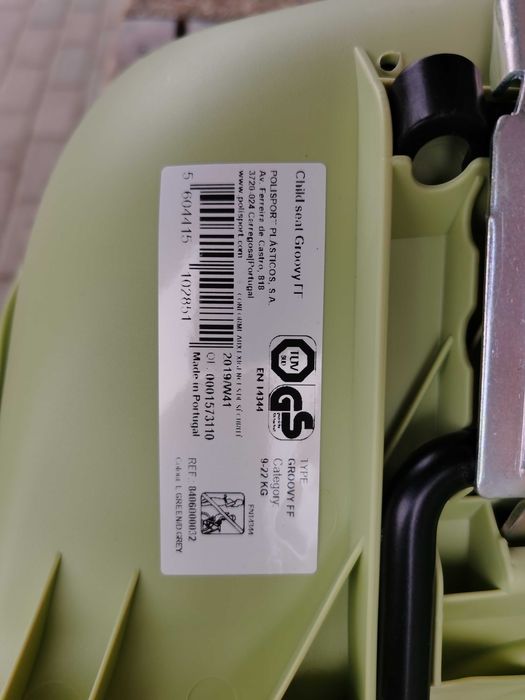 Fotelik Rowerowy Polisport GROOVY Maxi Plus FF 29 zielono-szary