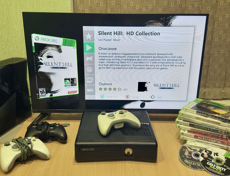 XBOX 360S Slim/Elite | Увімкнув та грай | 70+ігор на борту | 250GB HDD | LT 3.0