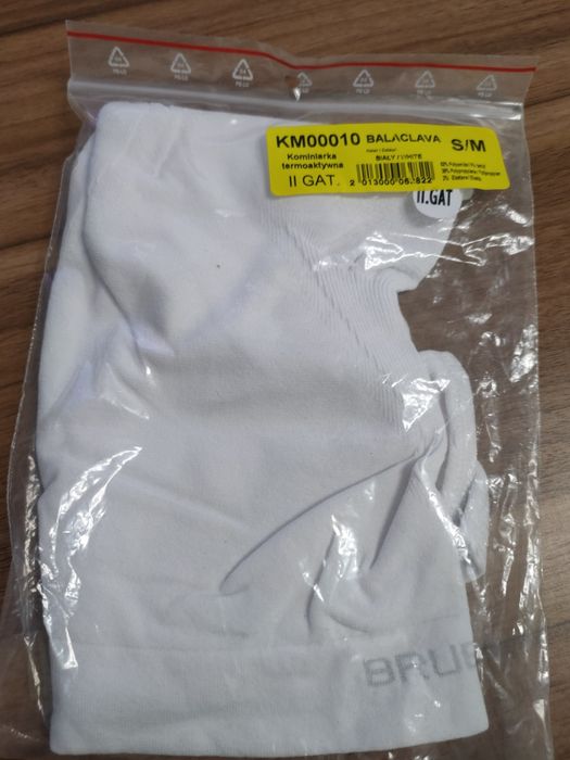 Kominiarka biała Brubeck blaclava S/M
