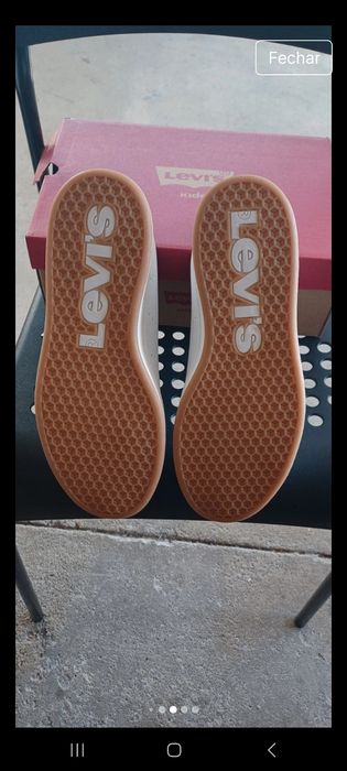 Sapatilhas Levi's Avenue White Khaki N39