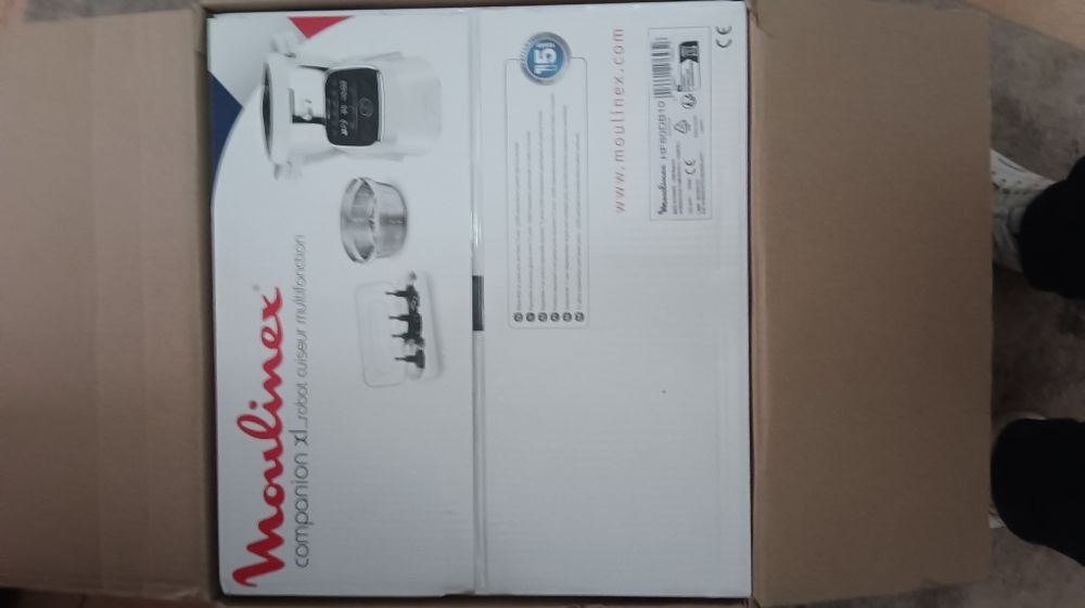 Moulinex Nova dentro da caixa