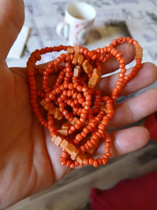 Naszyjnik koral naturalny