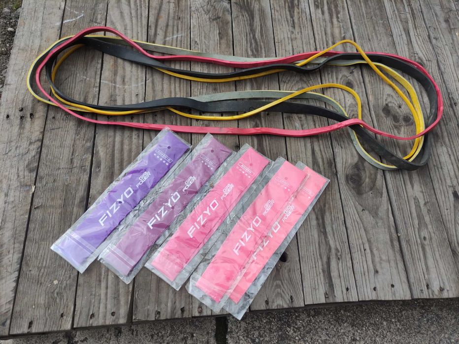 Zestaw gum guma do ćwiczeń mini band i power band