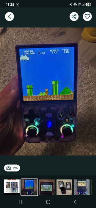 Retro konsola R36 Ultra, ekran- 4cala,64Gb, Wifi, 15tys gier.