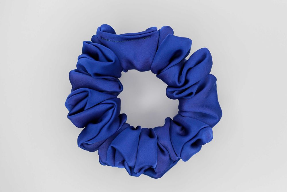 gumka do włosów scrunchie MIDI satynowe frotki