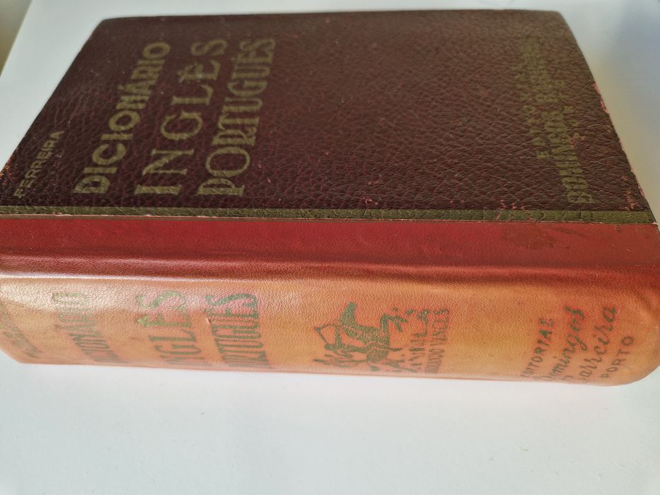 Dicionário Inglês Português 1954 Editorial Domingos Barreira