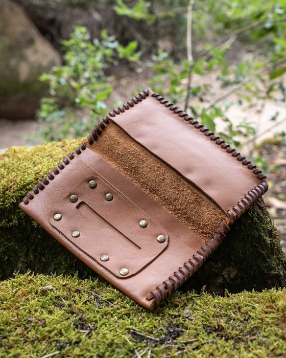 Bolsas para tabaco em couro