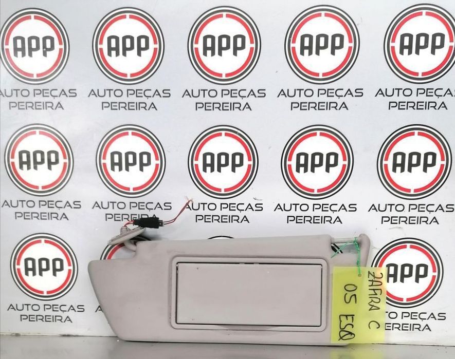 Palas sol Opel Zafira B esquerda e direita , com iluminação,