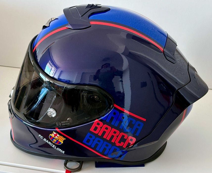 Capacete NOVO Scorpion EXO R1 Evo Air FCB. EXTRAS (44% DESCONTO) Em S, M e L