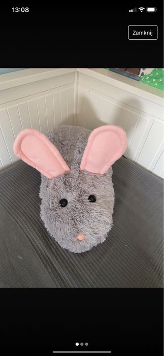 Handmade pluszak poducha królik króliczek prezent