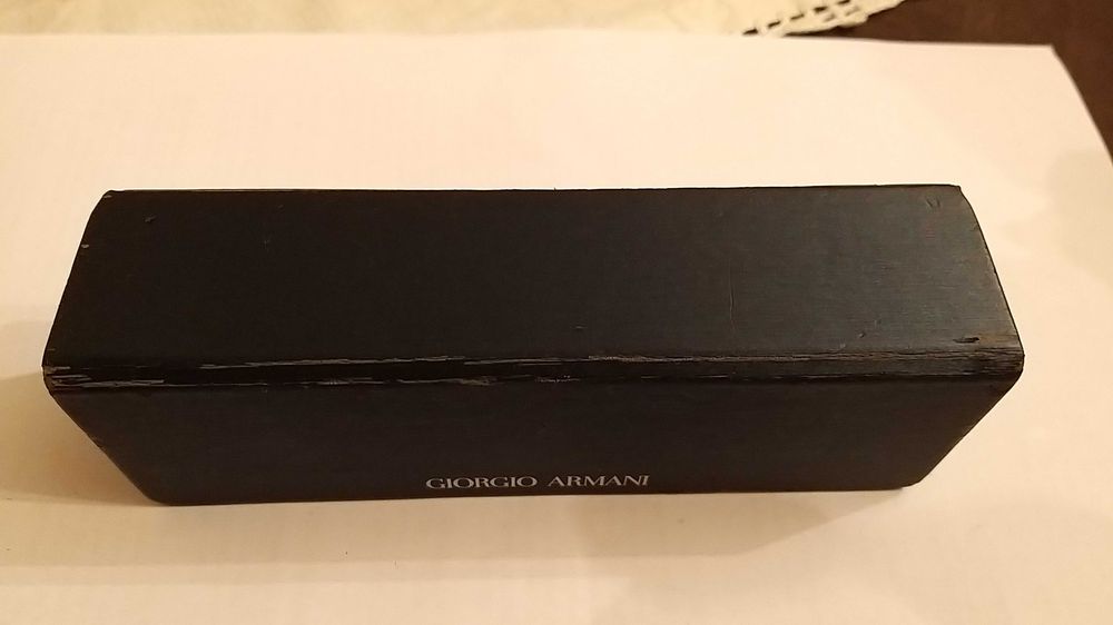 estojo de óculos retangular Giorgio Armani