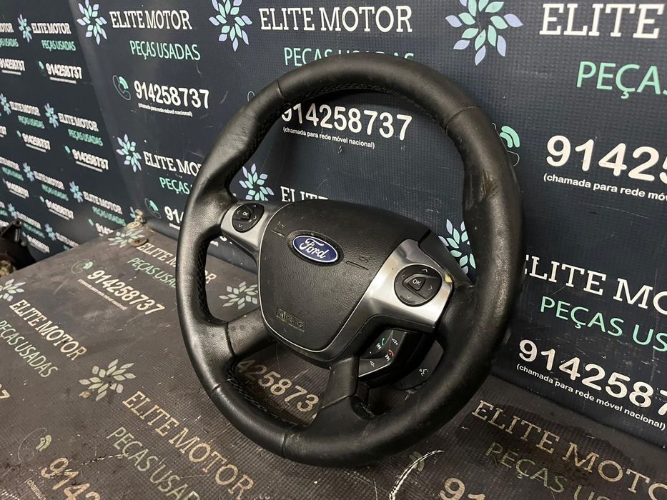 Volante usado pele com airbag FORD C-MAX II