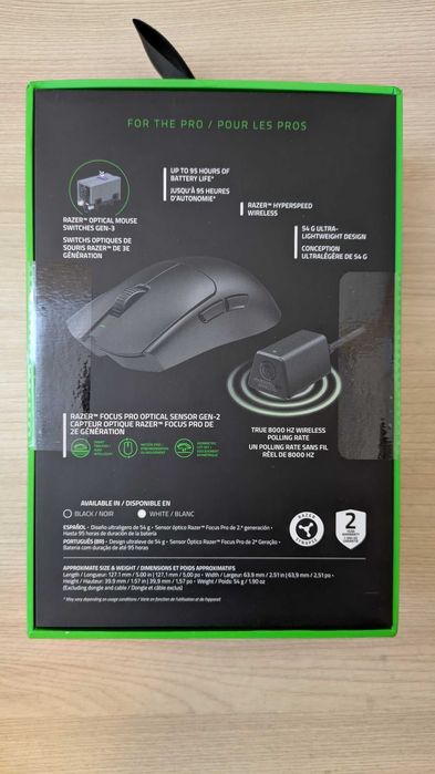 Ігрова бездротова миша Razer Viper V3 Pro Black | Wireless