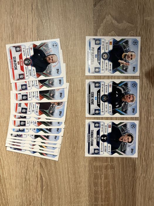 Match attax extra 25-26/ Manegers nr74-98
