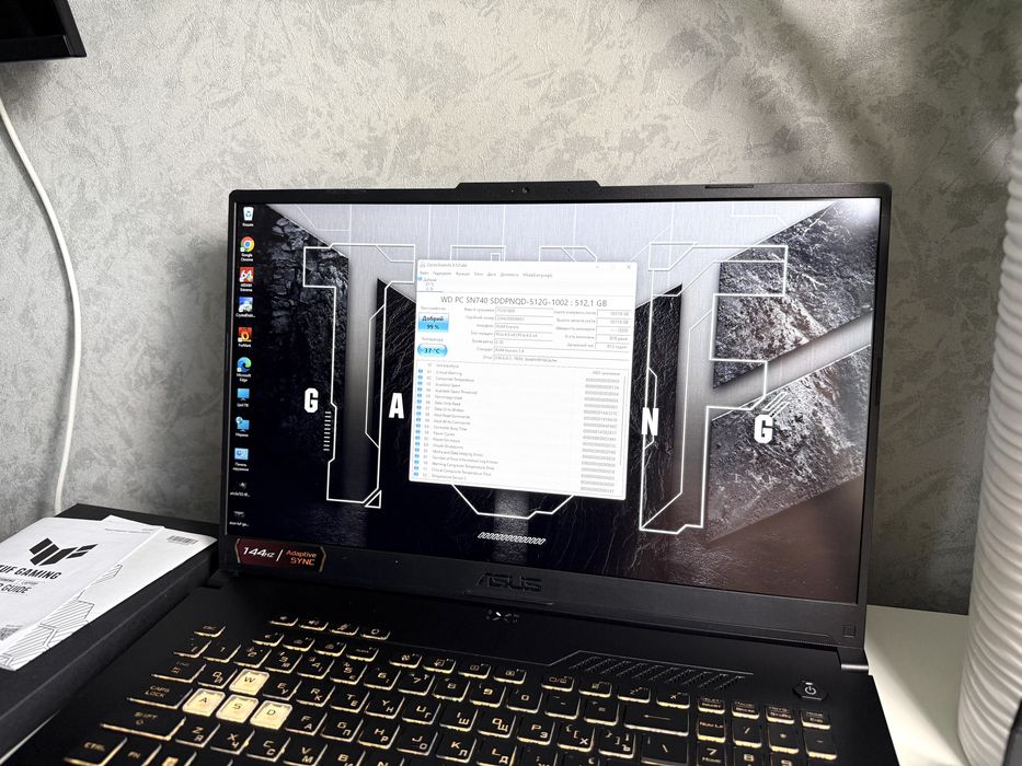 Asus Tuf F17/2025/i5-12th/RTX3050-4GB/144hz/16GB/512GB.