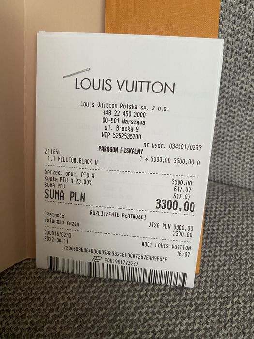 Okulary męskie Louis Vuitton Millionaires Sunglasses Black