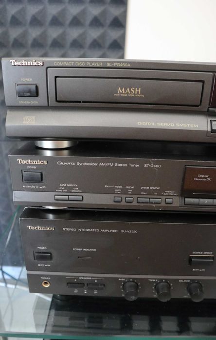 Стойка усилитель TECHNICS SU-VZ320 проигрывательTECHNICS sl-pg460a Фм тюнер TECHNICS st-g460