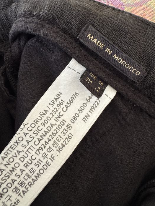 Льняные брюки Massimo Dutti