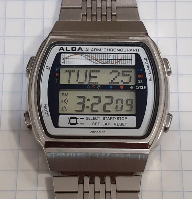 Часы Alba с функцией биоритмов