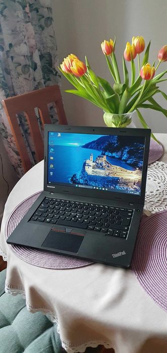 Biznesowy szybki Laptop ThinkPad 14" i5 5G 8GB SSD b2h. zadbany W11
