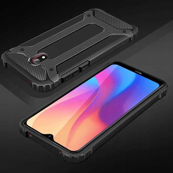 Etui Pancerne do Xiaomi Redmi 8A + Szkło Hartowane